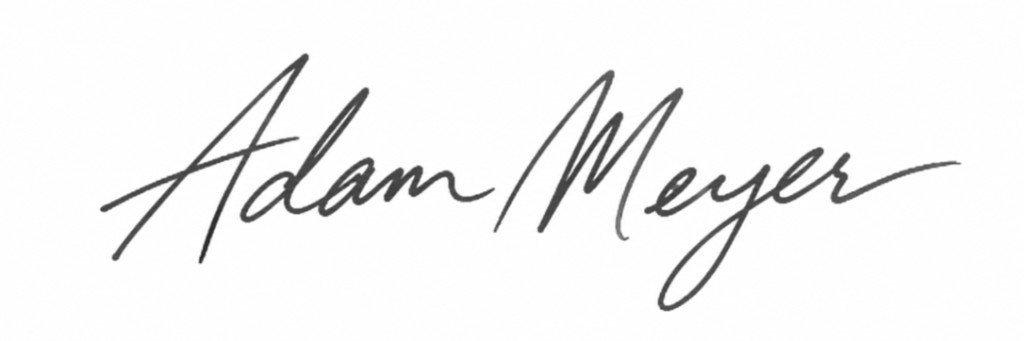 Adam Meyer signature