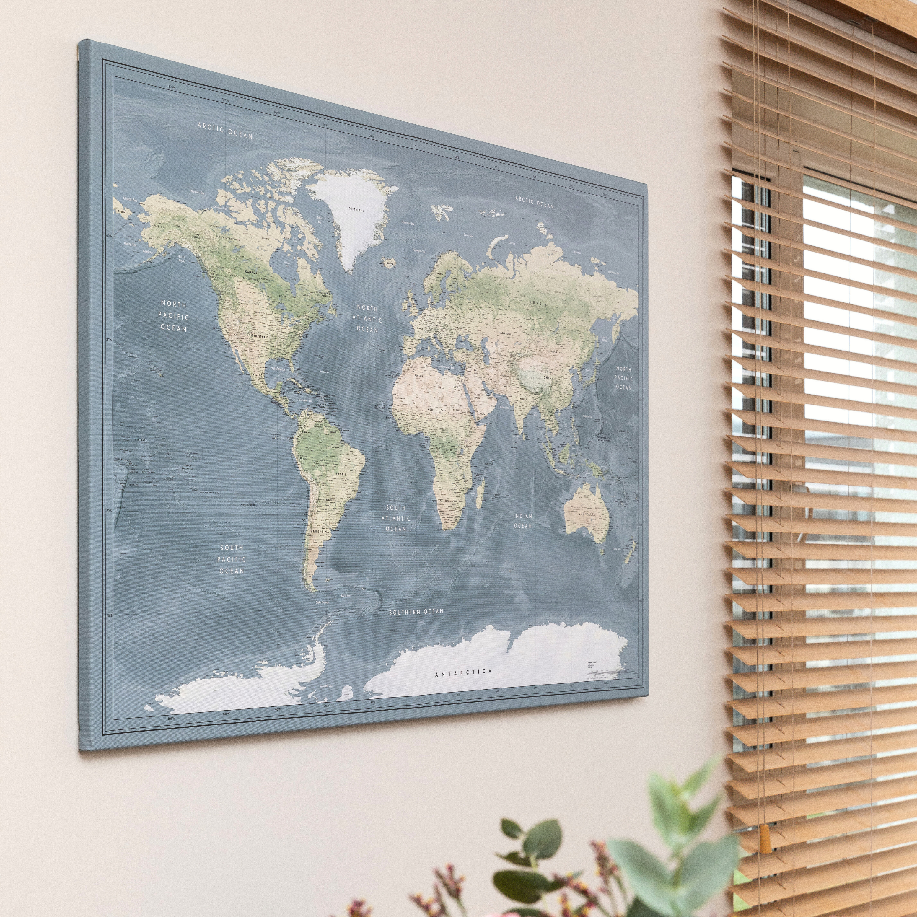 Weltkarte Earthstream
